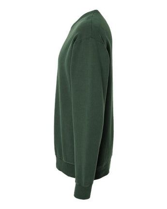 Pretreated ComfortWash GDH400 Unisex Garment-Dyed Crewneck Sweatshirt - Field Green - Side