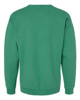 Pretreated ComfortWash GDH400 Unisex Garment-Dyed Crewneck Sweatshirt - Rich Green Grass - Back