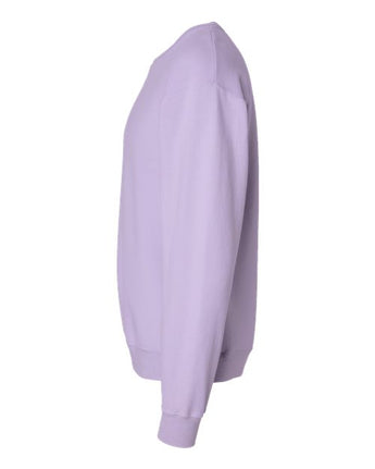 Pretreated ComfortWash GDH400 Unisex Garment-Dyed Crewneck Sweatshirt - Future Lavender - Side