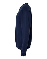 Pretreated ComfortWash GDH400 Unisex Garment-Dyed Crewneck Sweatshirt - Navy - Side