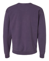 Pretreated ComfortWash GDH400 Unisex Garment-Dyed Crewneck Sweatshirt - Grape Soda - Back