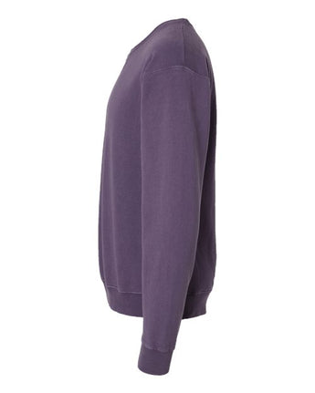 Pretreated ComfortWash GDH400 Unisex Garment-Dyed Crewneck Sweatshirt - Grape Soda - Side