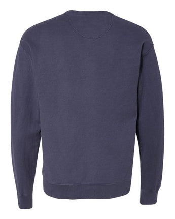 Pretreated ComfortWash GDH400 Unisex Garment-Dyed Crewneck Sweatshirt - Anchor Slate - Back