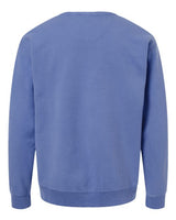 Pretreated ComfortWash GDH400 Unisex Garment-Dyed Crewneck Sweatshirt - Frontier Blue - Back