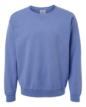 Pretreated ComfortWash GDH400 Unisex Garment-Dyed Crewneck Sweatshirt - Frontier Blue