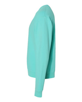 Pretreated ComfortWash GDH400 Unisex Garment-Dyed Crewneck Sweatshirt - Mint - Side