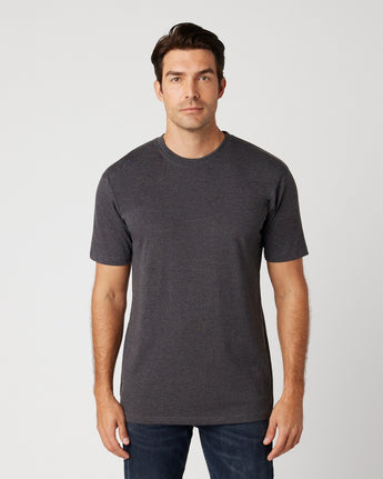 Pretreated Cotton Heritage MC1086 Men's Heavyweight T-Shirt - Charcoal Heather