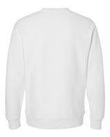 Pretreated Independent Trading Co. IND5000C Unisex Legend Premium Heavyweight Cross-Grain Crewneck Sweatshirt - White - Back