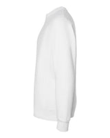Pretreated Independent Trading Co. IND5000C Unisex Legend Premium Heavyweight Cross-Grain Crewneck Sweatshirt - White - Side