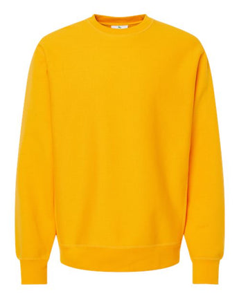 Pretreated Independent Trading Co. IND5000C Unisex Legend Premium Heavyweight Cross-Grain Crewneck Sweatshirt - Gold