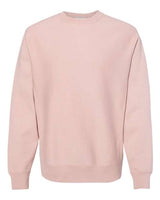 Pretreated Independent Trading Co. IND5000C Unisex Legend Premium Heavyweight Cross-Grain Crewneck Sweatshirt - Dusty Pink