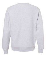 Pretreated Independent Trading Co. IND5000C Unisex Legend Premium Heavyweight Cross-Grain Crewneck Sweatshirt - Grey Heather - Back