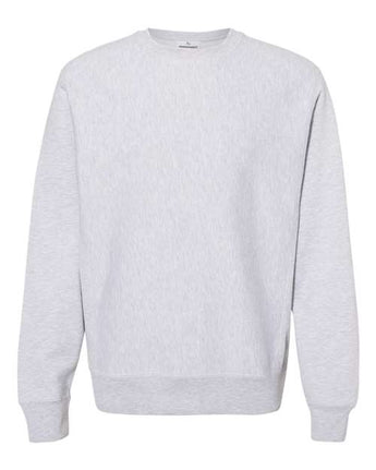 Pretreated Independent Trading Co. IND5000C Unisex Legend Premium Heavyweight Cross-Grain Crewneck Sweatshirt - Grey Heather