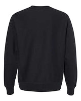Pretreated Independent Trading Co. IND5000C Unisex Legend Premium Heavyweight Cross-Grain Crewneck Sweatshirt - Black - Back