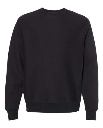 Pretreated Independent Trading Co. IND5000C Unisex Legend Premium Heavyweight Cross-Grain Crewneck Sweatshirt - Black