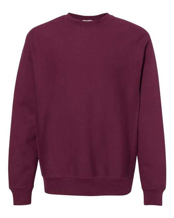 Pretreated Independent Trading Co. IND5000C Unisex Legend Premium Heavyweight Cross-Grain Crewneck Sweatshirt - Maroon