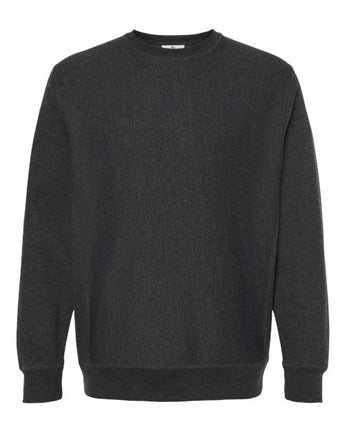 Pretreated Independent Trading Co. IND5000C Unisex Legend Premium Heavyweight Cross-Grain Crewneck Sweatshirt - Charcoal Heather
