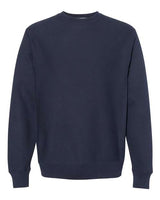 Pretreated Independent Trading Co. IND5000C Unisex Legend Premium Heavyweight Cross-Grain Crewneck Sweatshirt - Classic Navy