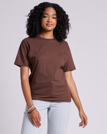 JERZEES 363M Classics Unisex T-⁠Shirt - Chocolate