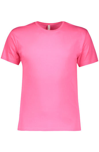 Pretreated LAT 6101 Youth Fine Jersey Tee - Hot Pink