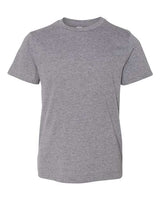 Pretreated LAT 6101 Youth Fine Jersey Tee - Granite Heather