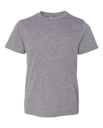 Pretreated LAT 6101 Youth Fine Jersey Tee - Granite Heather