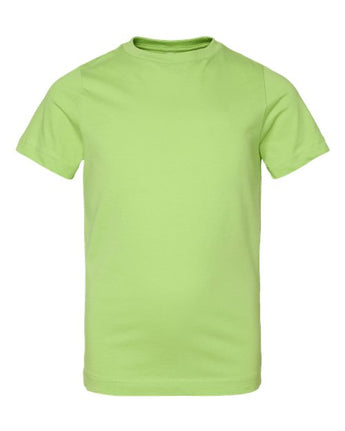 Pretreated LAT 6101 Youth Fine Jersey Tee - Key Lime