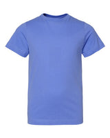 Pretreated LAT 6101 Youth Fine Jersey Tee - Carolina Blue