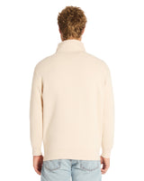 Pretreated Lane Seven LS14014 Premium Quarter Zip - Sandshell - Back