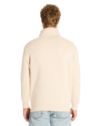Pretreated Lane Seven LS14014 Premium Quarter Zip - Sandshell - Back