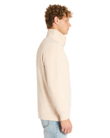 Pretreated Lane Seven LS14014 Premium Quarter Zip - Sandshell - Side