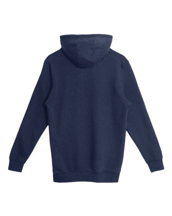 Pretreated Lane Seven LS19001 Unisex Heavyweight Hoodie Sweatshirt - Navy - Back