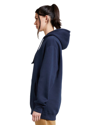 Pretreated Lane Seven LS19001 Unisex Heavyweight Hoodie Sweatshirt - Navy - Side