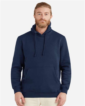 Pretreated Lane Seven LS19001 Unisex Heavyweight Hoodie Sweatshirt - Navy - On Model