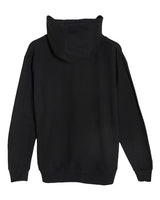 Pretreated Lane Seven LS19001 Unisex Heavyweight Hoodie Sweatshirt - Black - Back