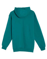 Pretreated Lane Seven LS19001 Unisex Heavyweight Hoodie Sweatshirt - Teal - Back