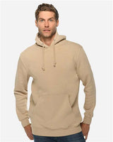 Pretreated Lane Seven LS19001 Unisex Heavyweight Hoodie Sweatshirt - Mushroom - On Model
