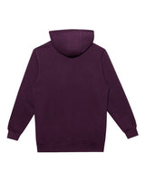 Pretreated Lane Seven LS19001 Unisex Heavyweight Hoodie Sweatshirt - Plum - Back