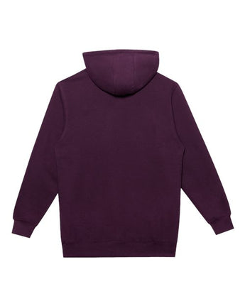 Pretreated Lane Seven LS19001 Unisex Heavyweight Hoodie Sweatshirt - Plum - Back