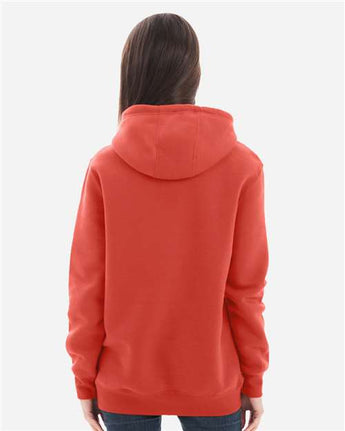 Pretreated Lane Seven LS19001 Unisex Heavyweight Hoodie Sweatshirt - Paprika - On Model - Back