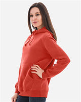 Pretreated Lane Seven LS19001 Unisex Heavyweight Hoodie Sweatshirt - Paprika - On Model - Side