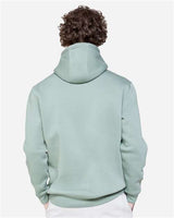 Pretreated Lane Seven LS19001 Unisex Heavyweight Hoodie Sweatshirt - Sage - On Model - Back