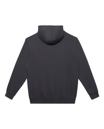 Pretreated Lane Seven LS19001 Unisex Heavyweight Hoodie Sweatshirt - Smoke - Back