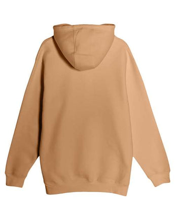 Pretreated Lane Seven LS19001 Unisex Heavyweight Hoodie Sweatshirt - Toasted Coconut - Back