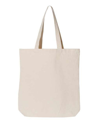 Pretreated OAD OAD106 Gusseted Tote - Natural