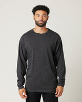 Pretreated Cotton Heritage MC1144 Long Sleeve - Charcoal Heather