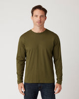 Pretreated Cotton Heritage MC1144 Long Sleeve - Military Green