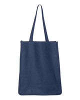 Pretreated Q-Tees Q125400 27L Jumbo Shopping Bag - Navy