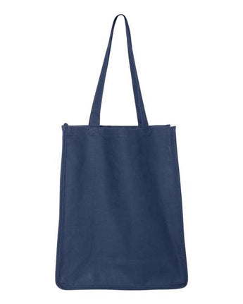 Pretreated Q-Tees Q125400 27L Jumbo Shopping Bag - Navy
