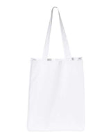 Pretreated Q-Tees Q125400 27L Jumbo Shopping Bag - White